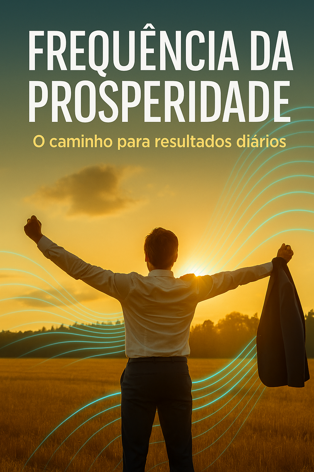 Mockup do livro Frequência da Prosperidade